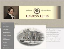 Tablet Screenshot of bentonclub.org